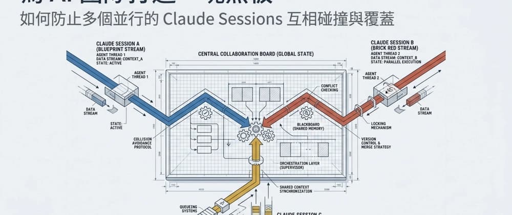 I Built My AI Team a Blackboard — How to Stop Parallel Claude Sessions From Colliding