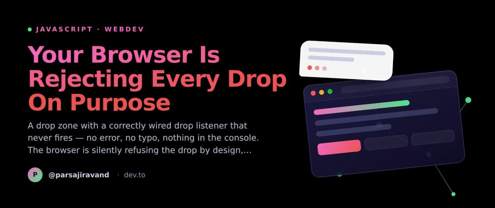 Your Browser Is Rejecting Every Drop On Purpose