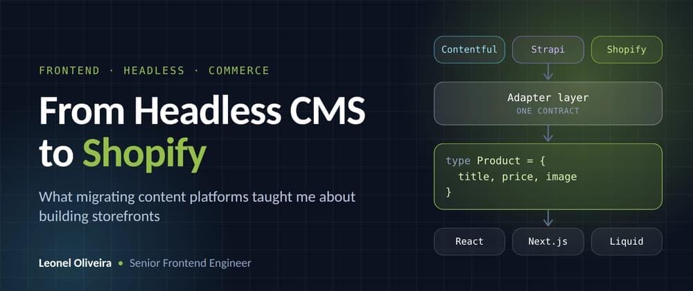 From Headless CMS to Shopify: What a CMS Migration Taught Me About Storefront Architecture
