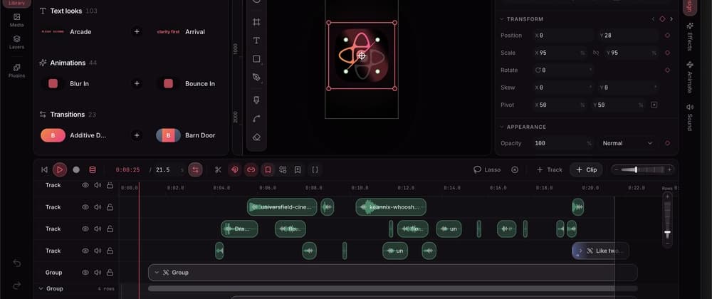 Figma-inspired video editing and motion design, done right