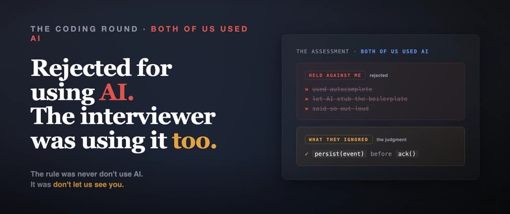 I got rejected for using AI in an interview. Then I watched the interviewer do it.