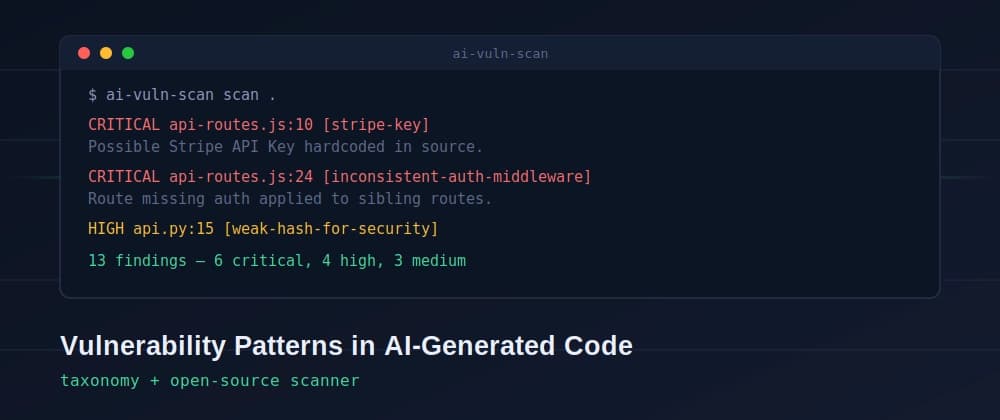 7 Vulnerability Patterns I Found in AI-Generated Code (and How to Catch Them)