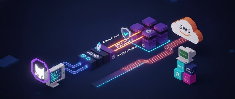 How I Built and Deployed a Full-Stack MERN Application on AWS using Modular Terraform and Keyless GitHub Actions OIDC π