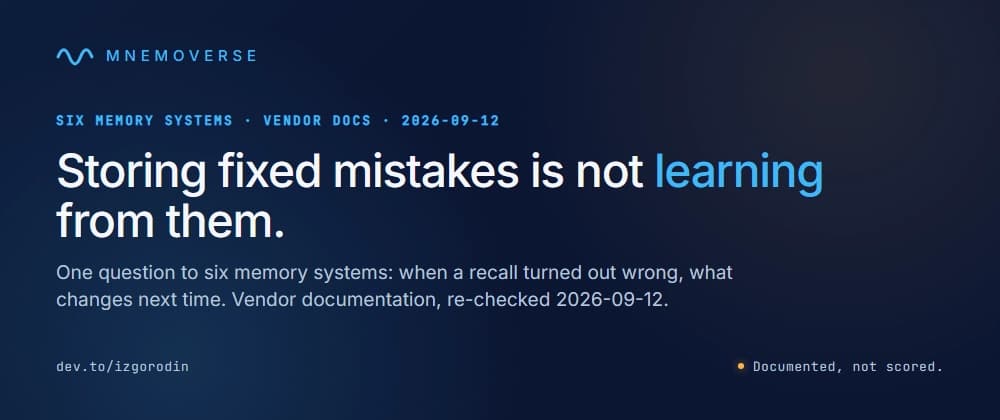 How can I prevent my AI coding assistant from repeating fixed mistakes across sessions?