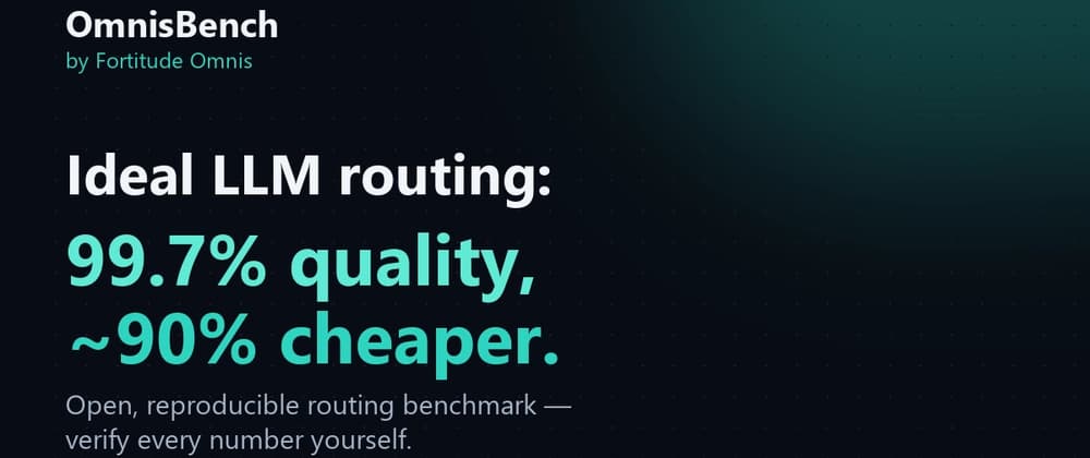 Everyone is saving 60% on LLM costs. Nobody will show you the numbers.