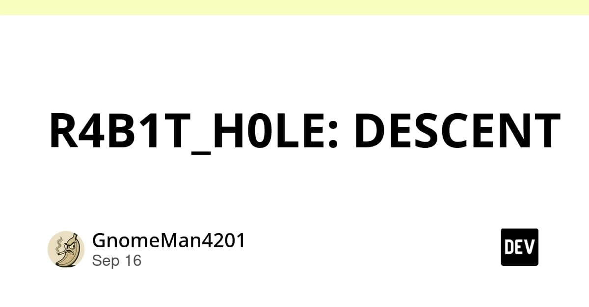 R4B1T_H0LE: DESCENT